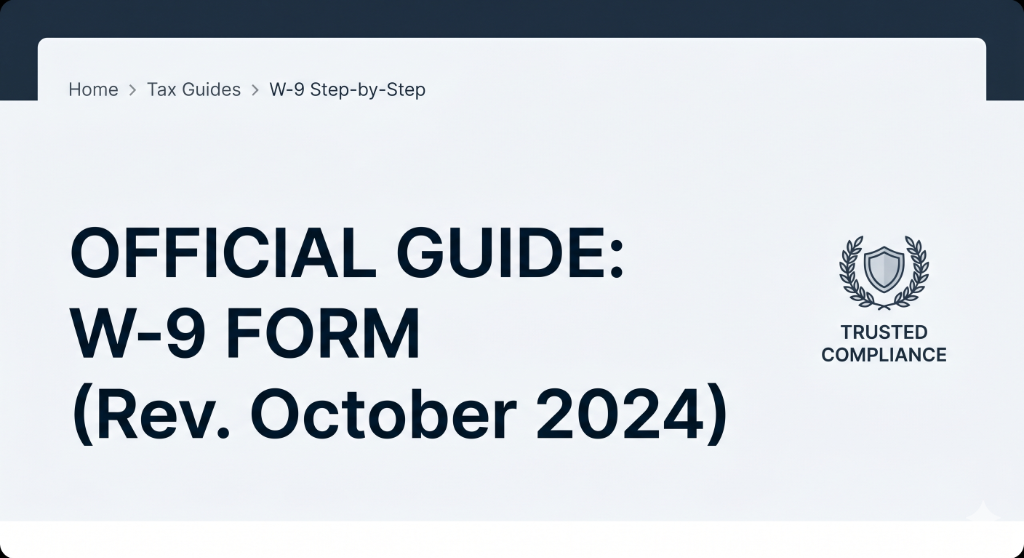 How to Fill Out a W-9 Form